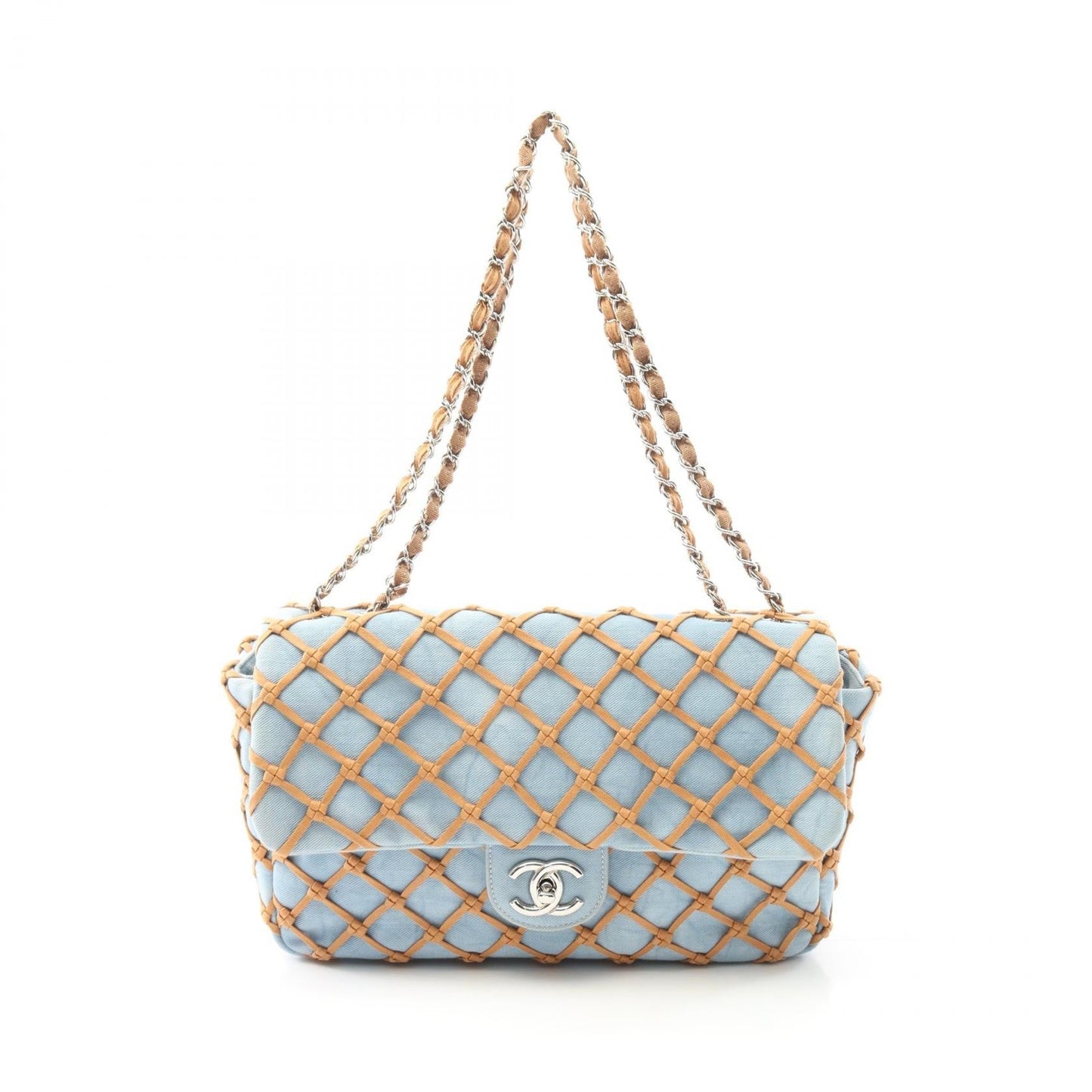 Chanel Matelasse Denim Shoulder Bag
