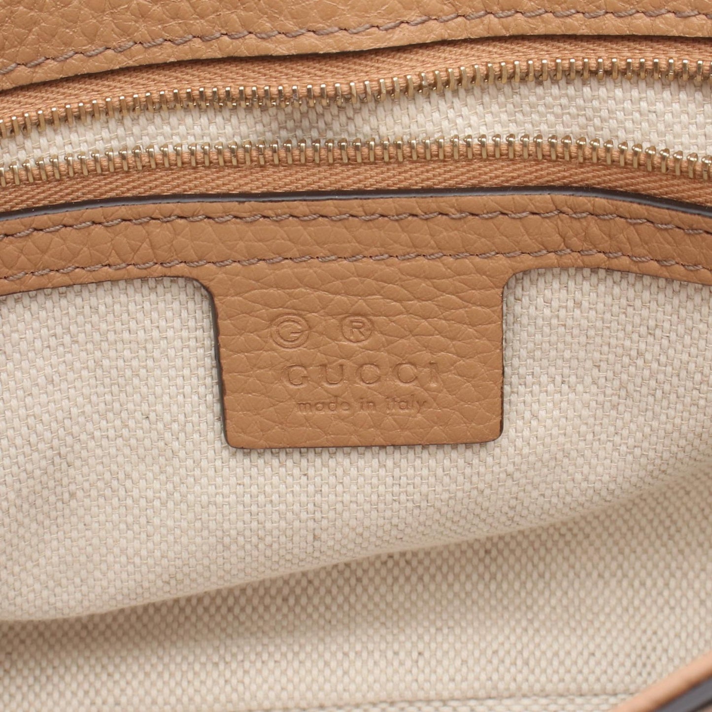 Gucci Soho Interlocking G Leather Shoulder Bag