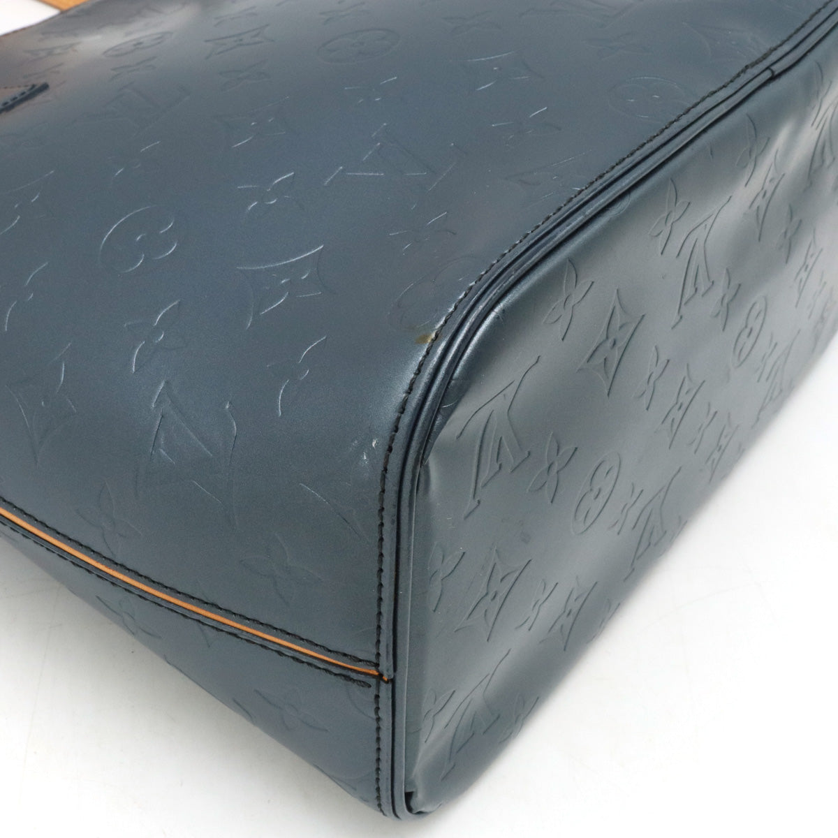 LOUIS VUITTON Louis Vuitton Monogram Mat Stockton Bag Semi-sholder shoulder shoulder blue M55115