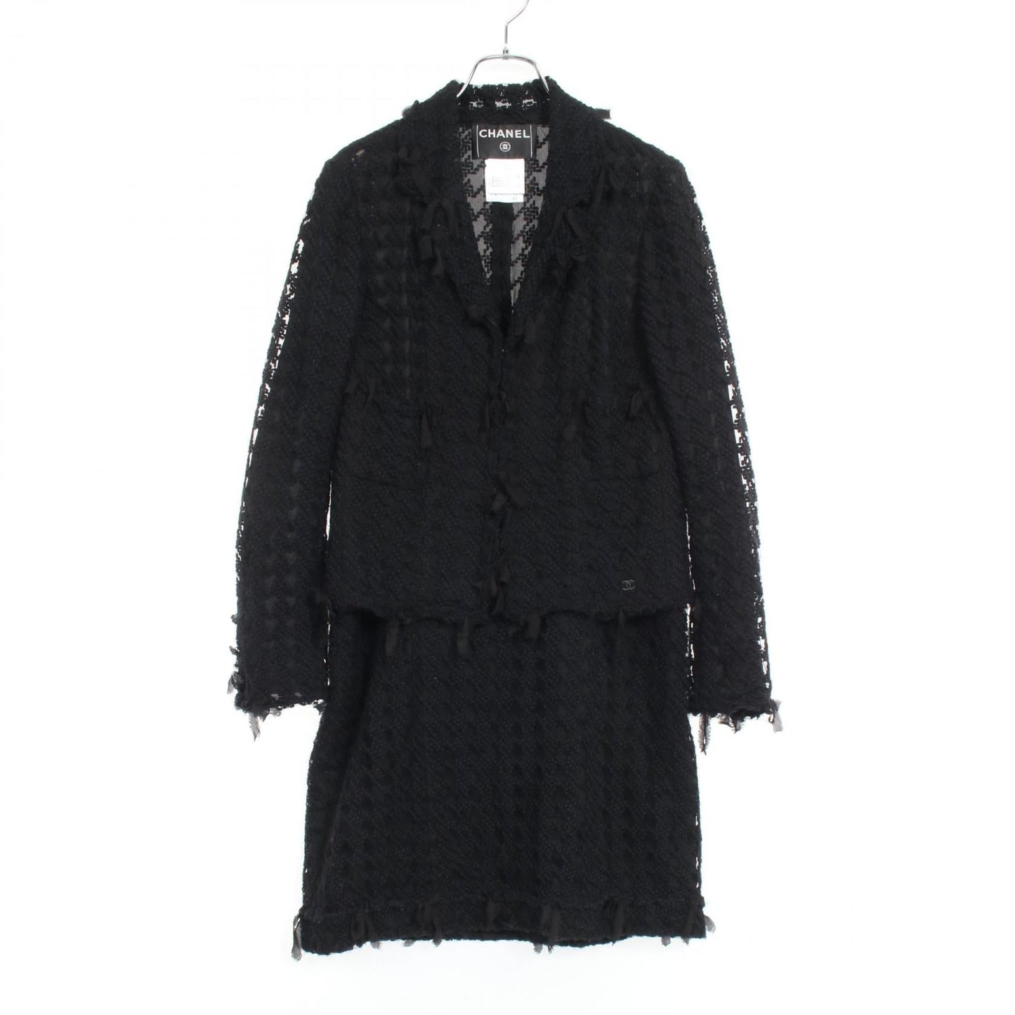 Chanel Suit Wool Nylon Handbag - Rovelle Bags