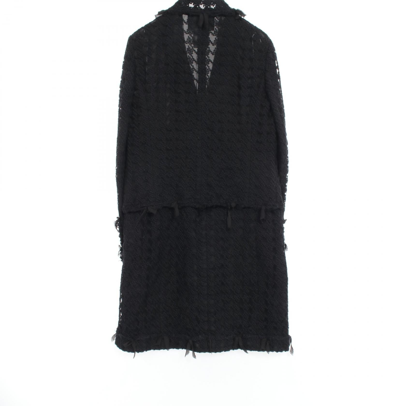 Chanel Suit Wool Nylon Handbag - Rovelle Bags