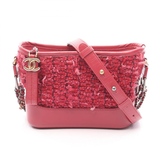 Chanel Gabrielle de Chanel Fabric Leather Shoulder Bag