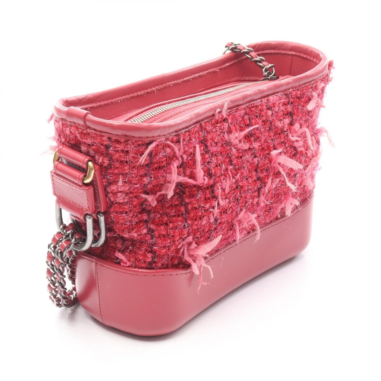 Chanel Gabrielle de Chanel Fabric Leather Shoulder Bag