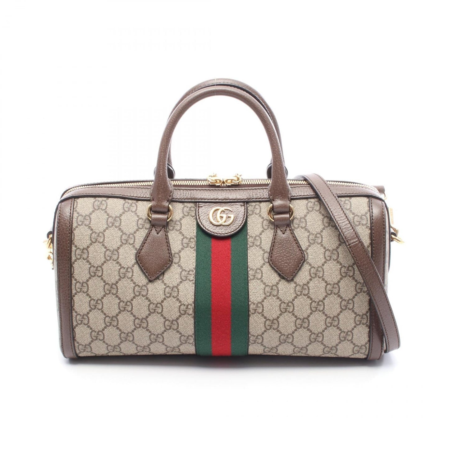 Gucci Ophidia GG PVC Coated Canvas Leather 2way Handbag