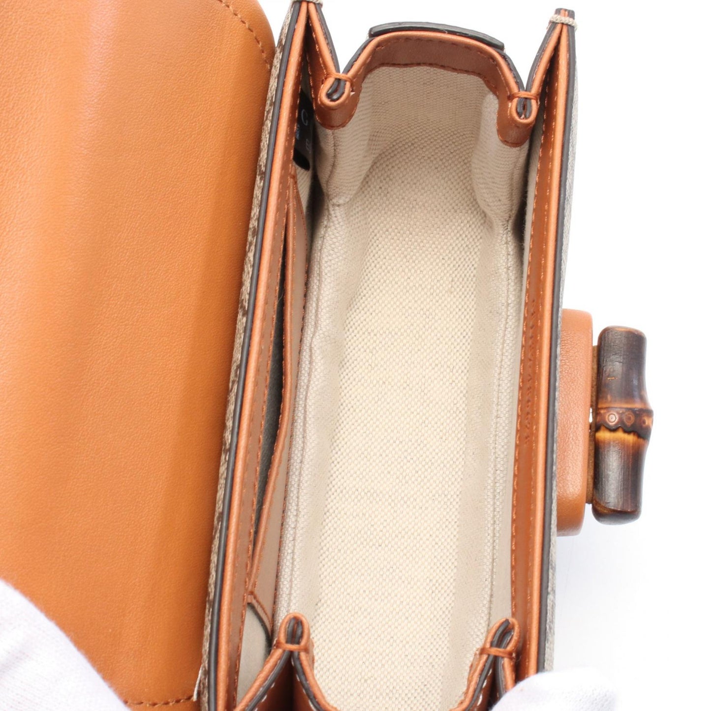 Gucci Bamboo 1947 PVC Coated Canvas Belt Bag
