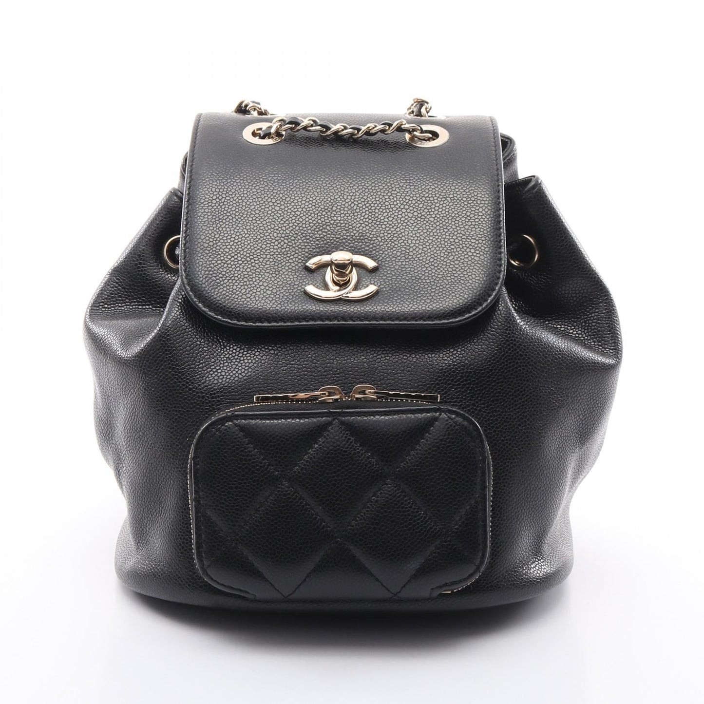 Chanel Matelassé Grained Calfskin Backpack