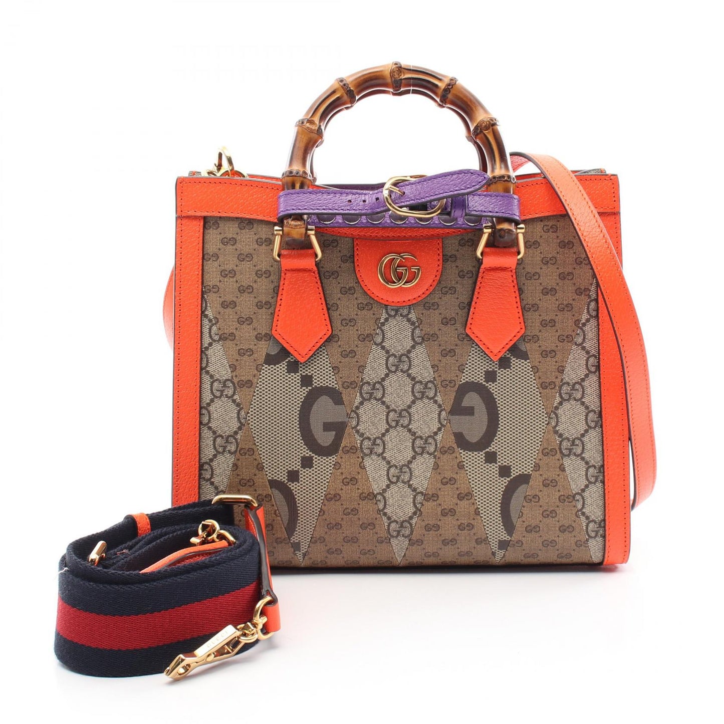 Gucci Diana GG Supreme Coated Canvas Handbag
