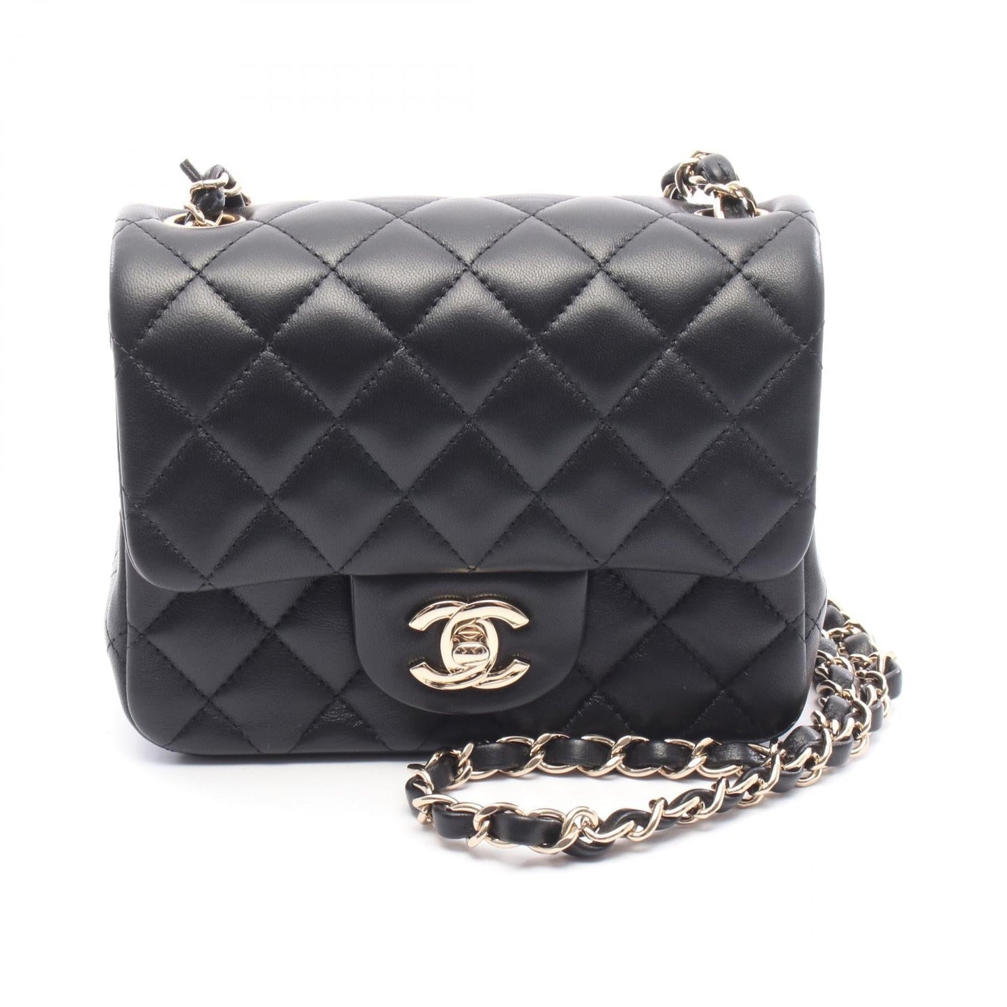 Chanel Mini Matelassé Lambskin Shoulder Bag