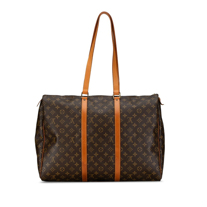 Louis Vuitton Monogram Flanelli 50 Boston Bag Travel Bag M51116 Brown PVC Leather Louis Vuitton