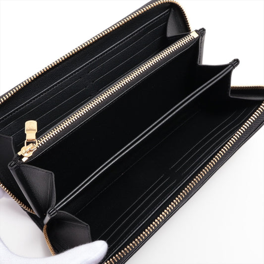 Louis Vuitton Monogram Embos Zippy Wallet M81510 Noir Round Zipper Wallet