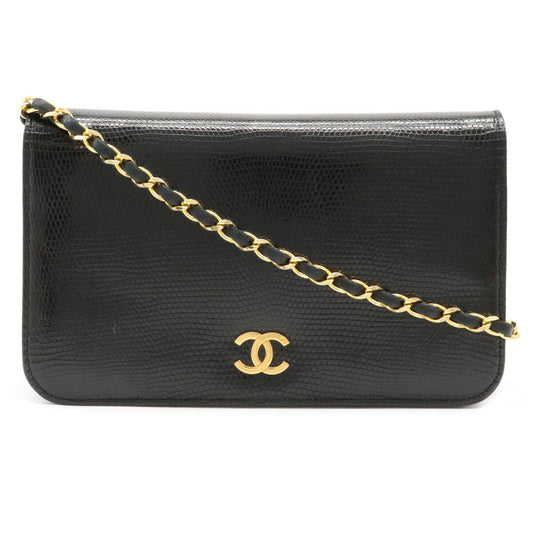 Chanel Coco Mark Lizard Shoulder Bag - Rovelle Bags