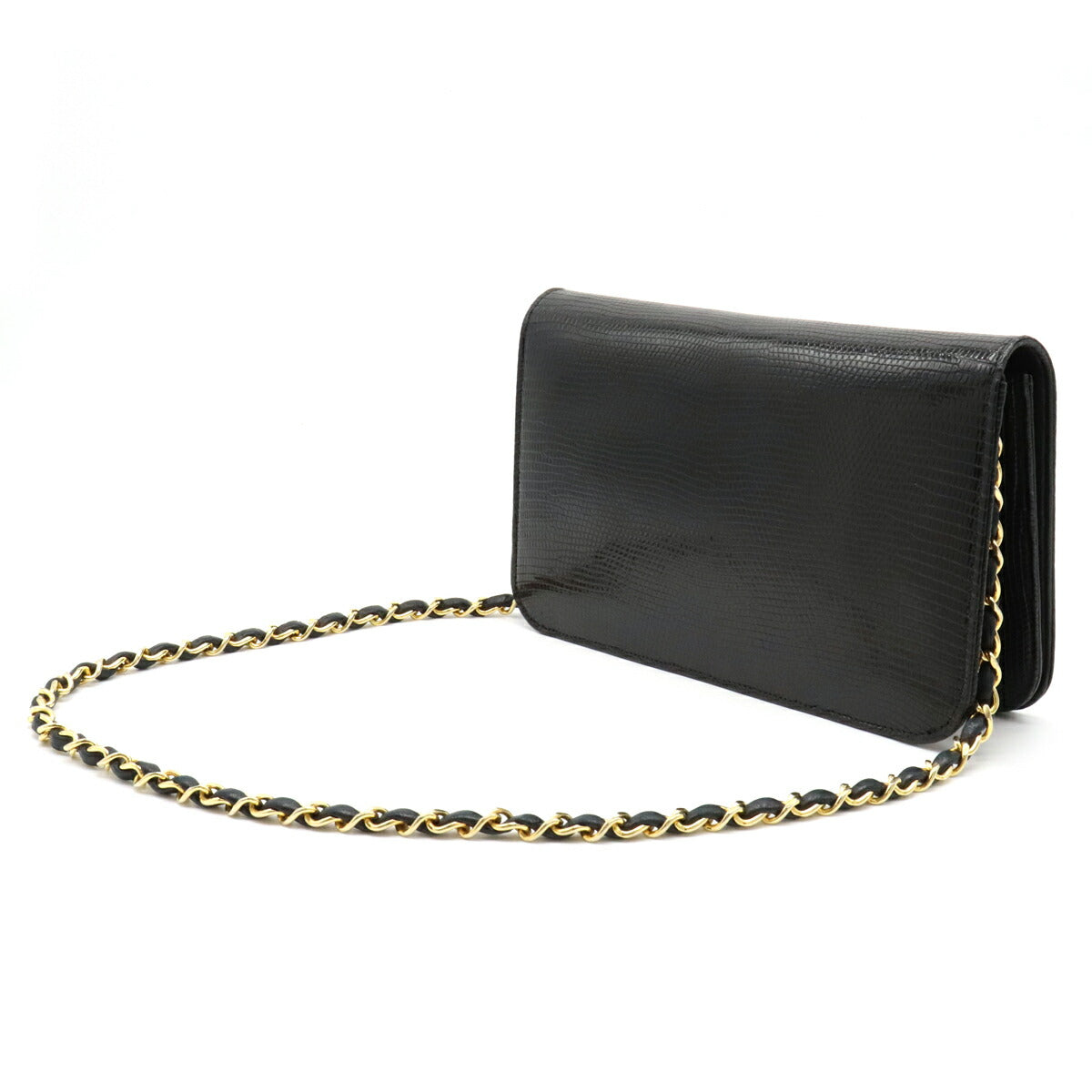 Chanel Coco Mark Lizard Shoulder Bag - Rovelle Bags