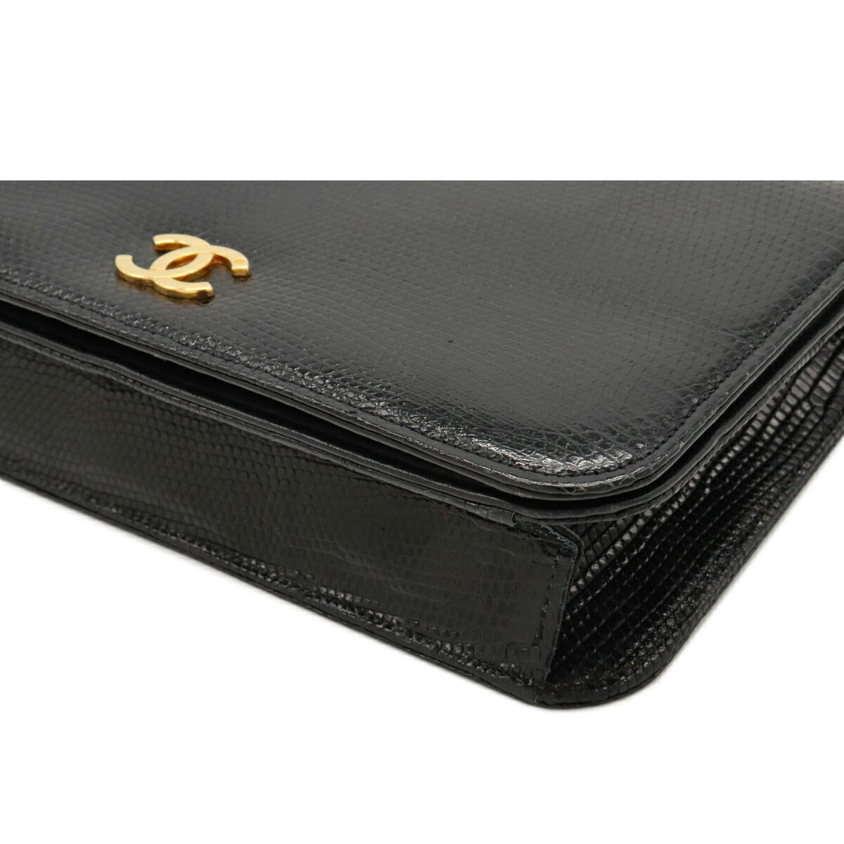 Chanel Coco Mark Lizard Shoulder Bag - Rovelle Bags