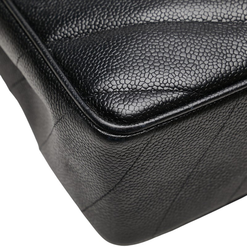 Chanel Chevron Caviar Shoulder Bag - Rovelle Bags
