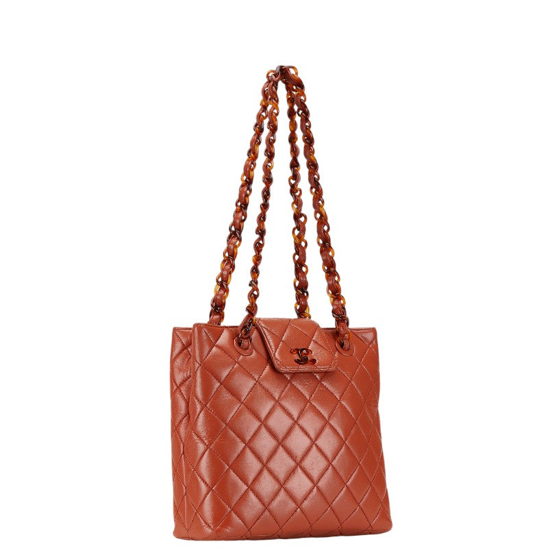 Chanel Coco Matelasse Lambskin Shoulder Bag