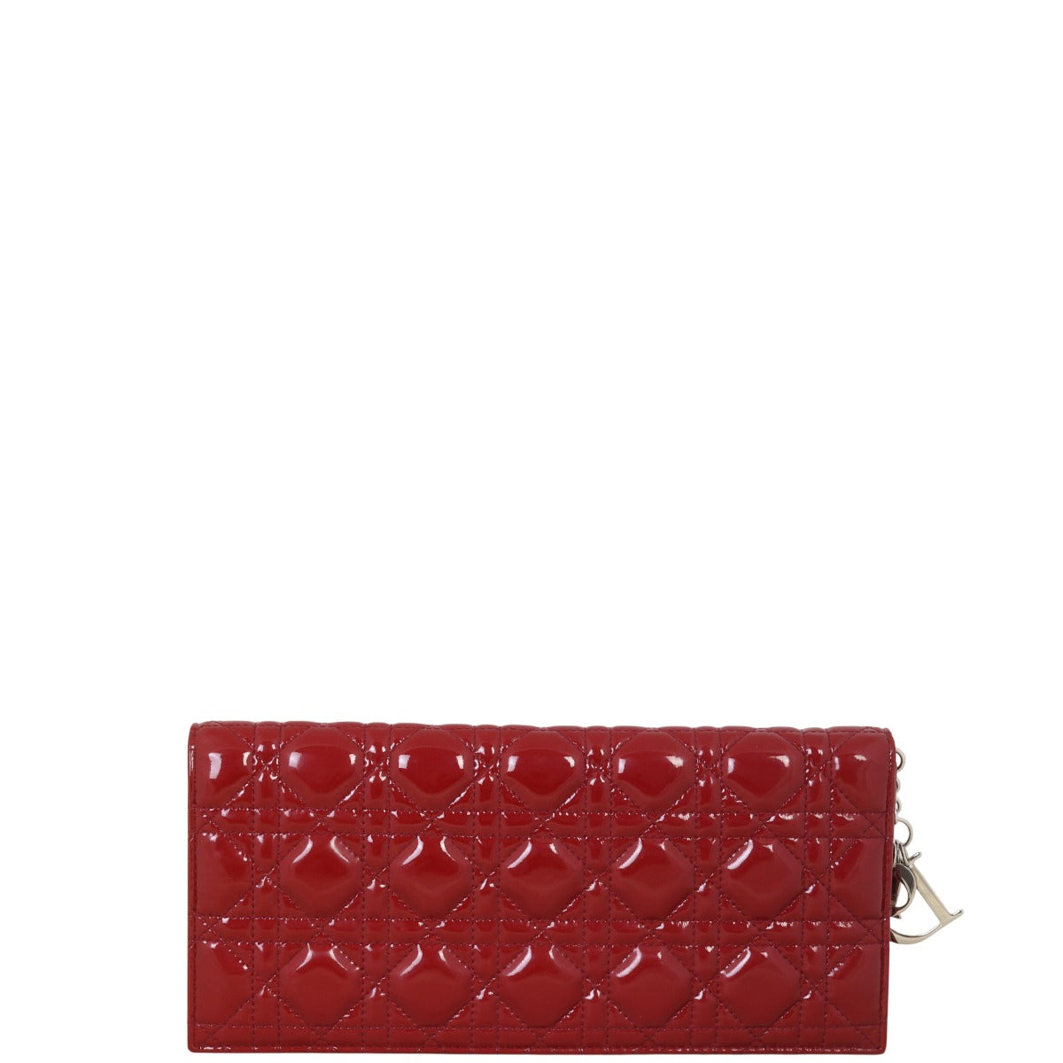 Dior Lady Dior Patent Cannage Pouch