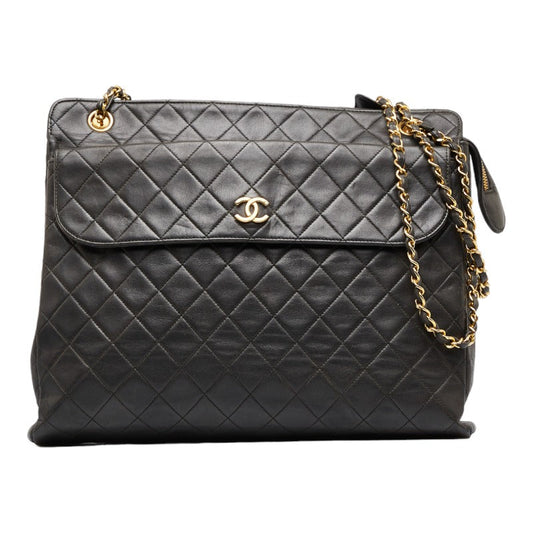 Chanel Lambskin Matelasse Coco Chain Tote Bag