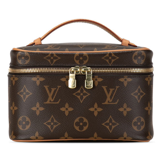 Louis Vuitton Monogram Nice Mini Vanity Bag M44495 Brown PVC Leather Louis Vuitton