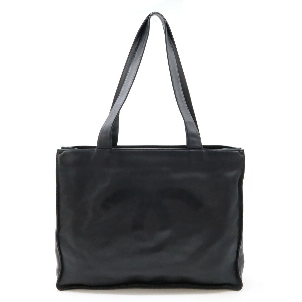 Chanel Coco Mark Leather Tote Bag - Rovelle Bags