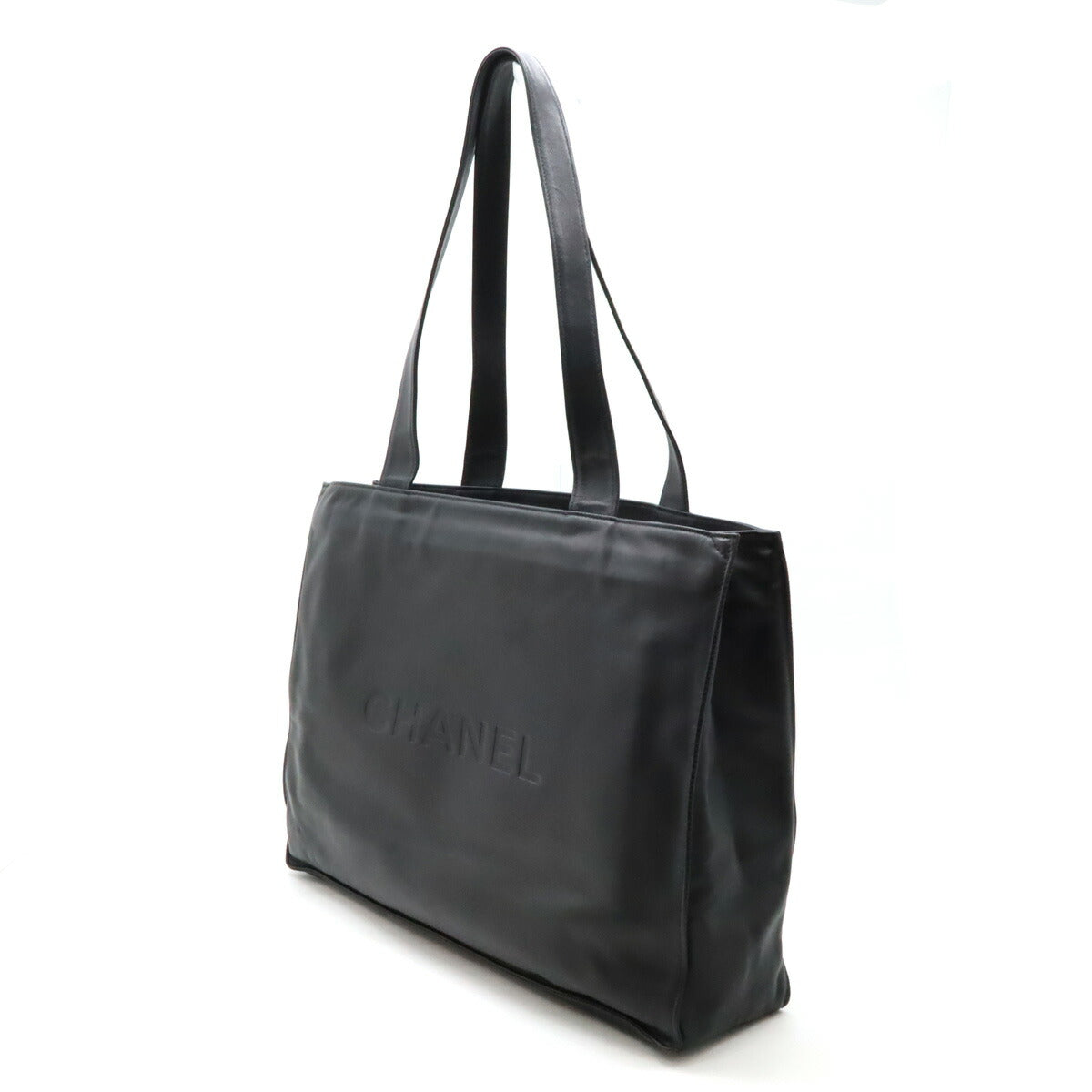 Chanel Coco Mark Leather Tote Bag - Rovelle Bags