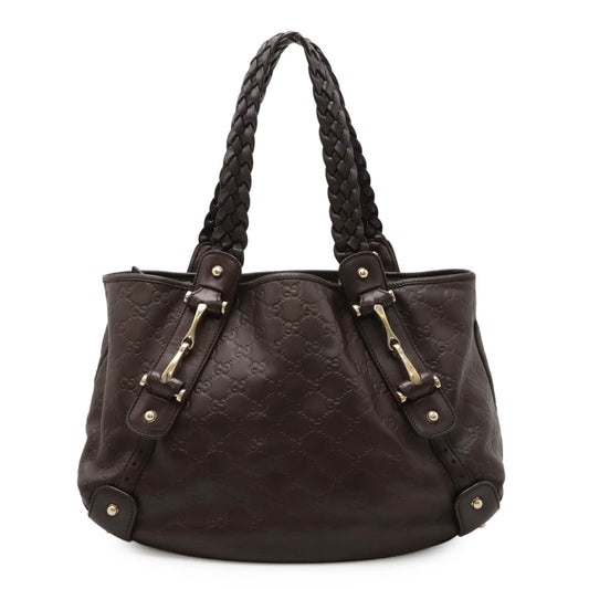 Gucci Guccissima Leather Shoulder Bag