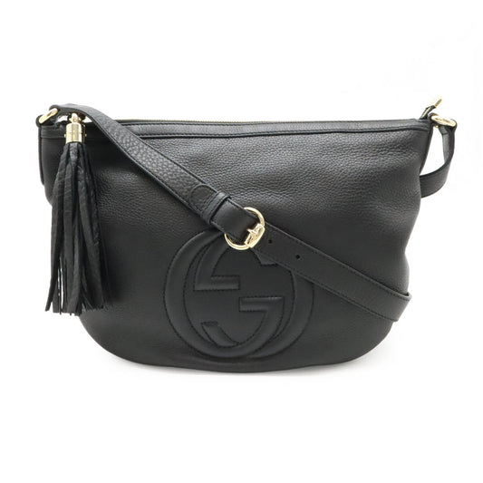 Gucci Soho Interlocking G Leather Shoulder Bag
