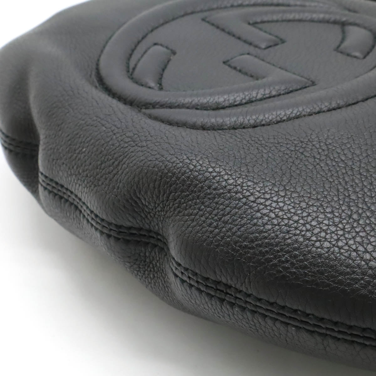 Gucci Soho Interlocking G Leather Shoulder Bag