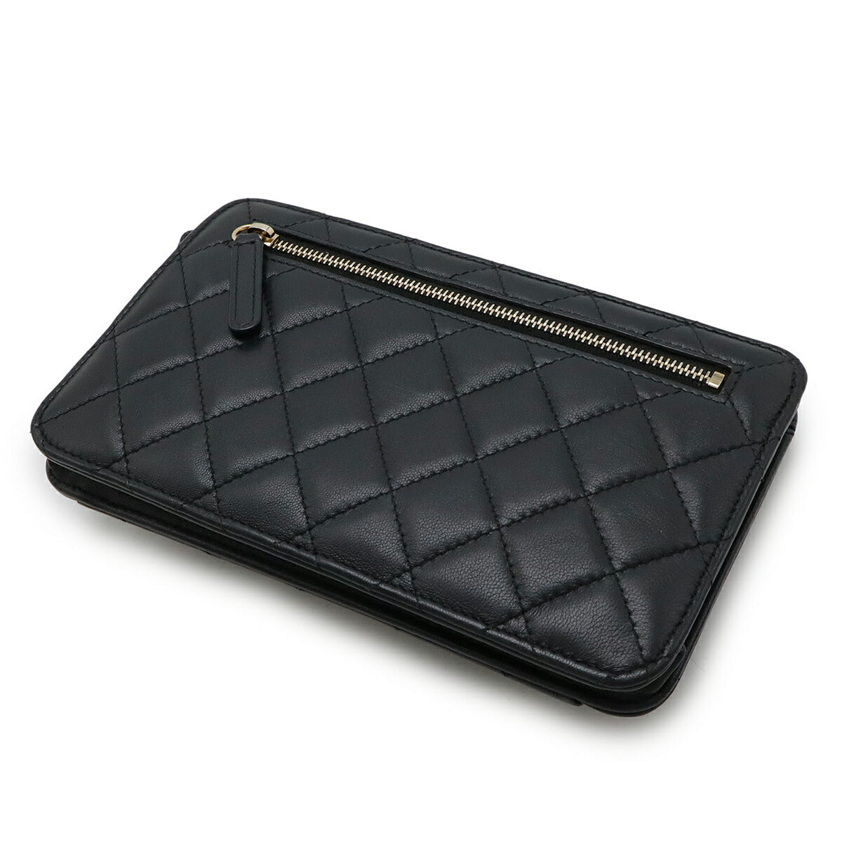 Chanel Matelasse Lambskin Clutch Bag - Rovelle Bags
