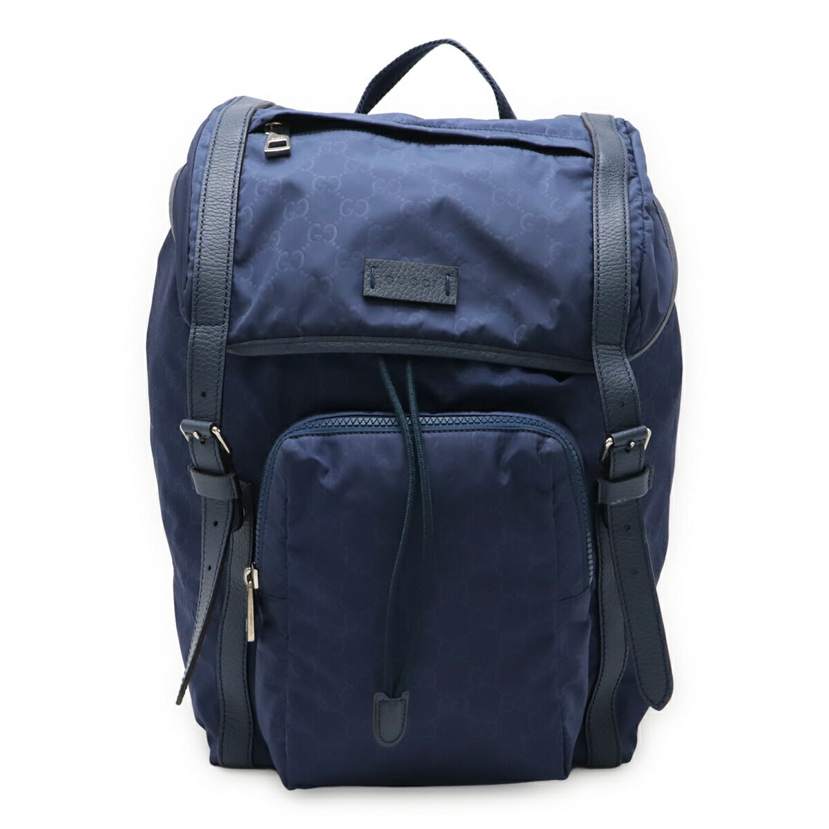 Gucci GG Nylon Leather Backpack