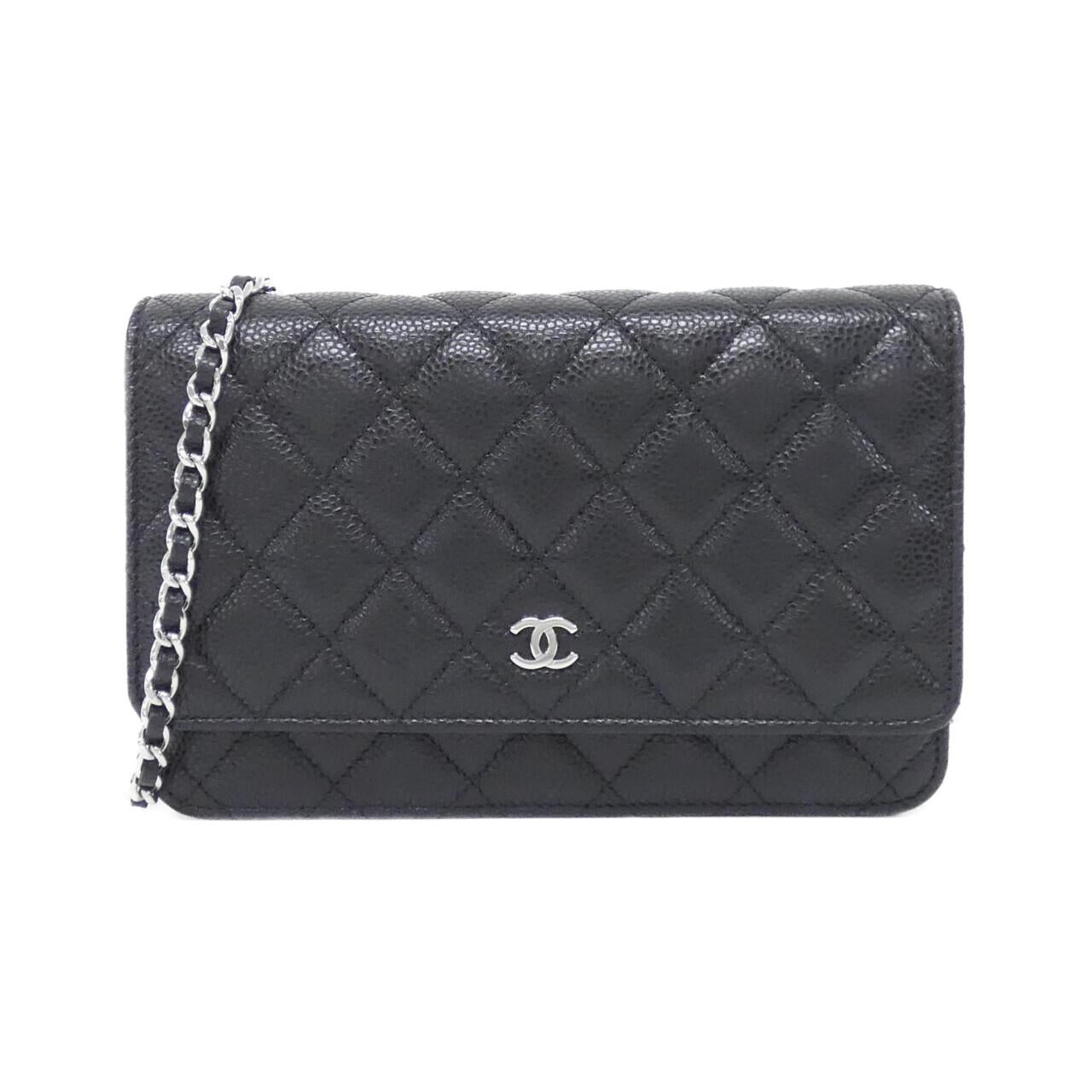 Chanel Timeless Classic Caviar Skin Wallet on Chain
