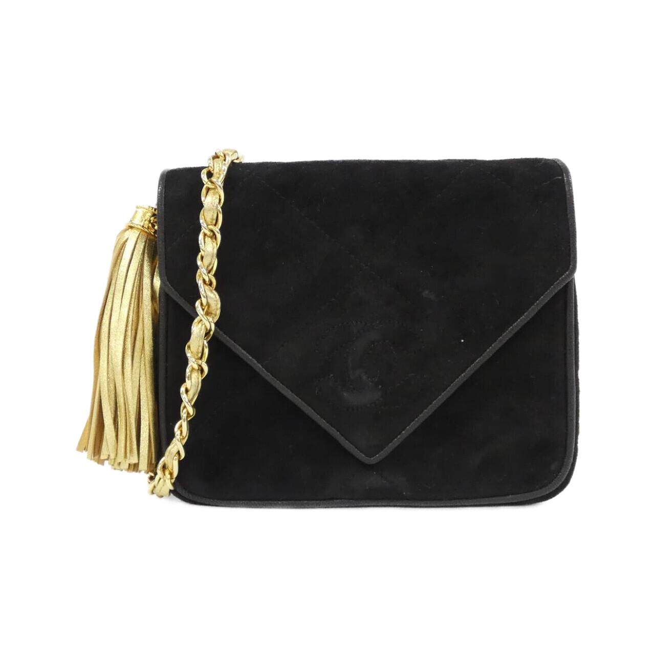 Chanel Suede Metallic Lambskin Shoulder Bag - Rovelle Bags