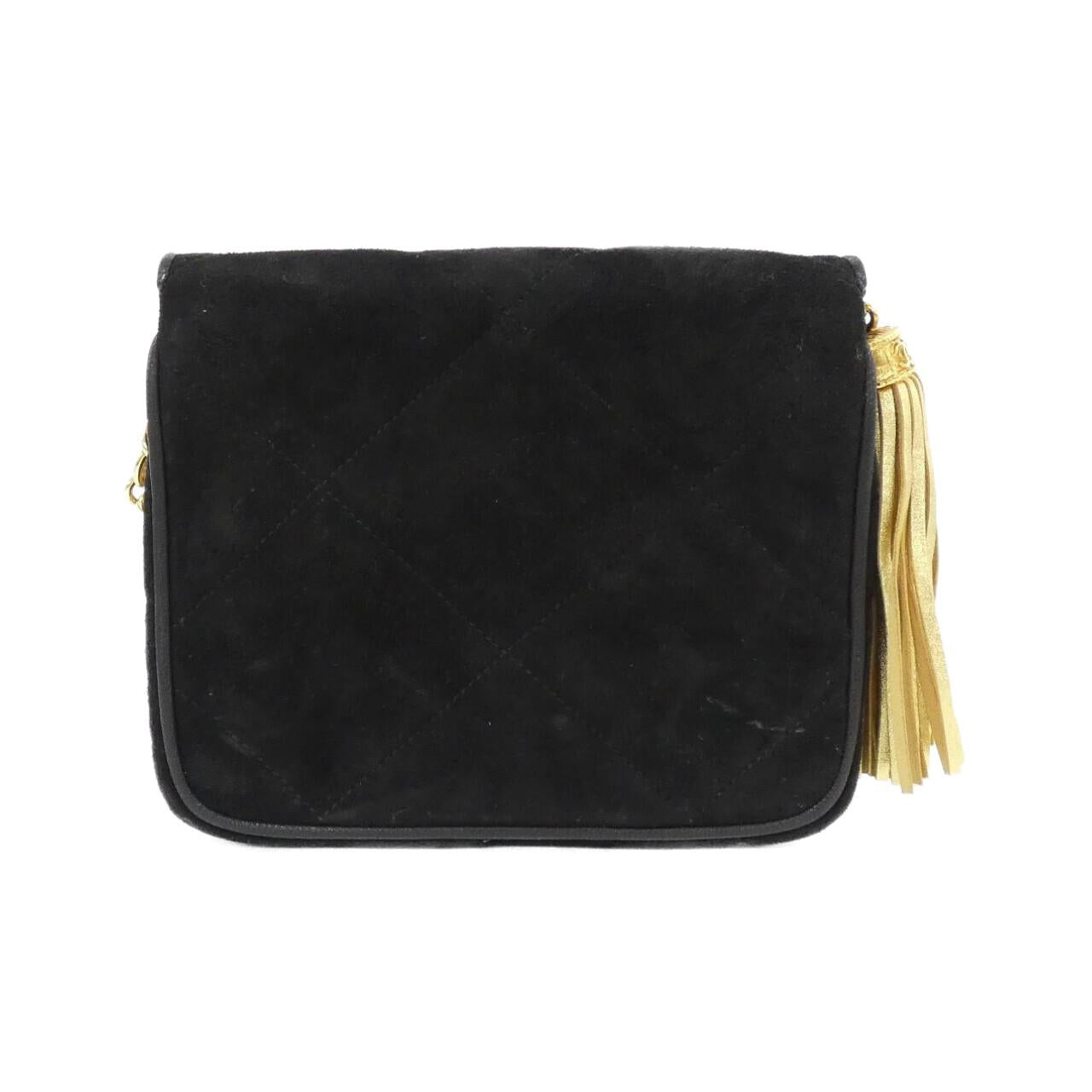 Chanel Suede Metallic Lambskin Shoulder Bag - Rovelle Bags