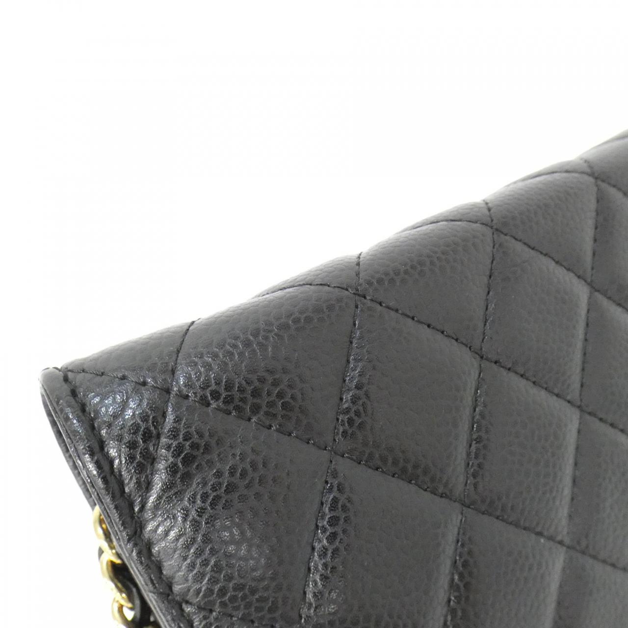 Chanel Timeless Classic Caviar Skin Wallet on Chain