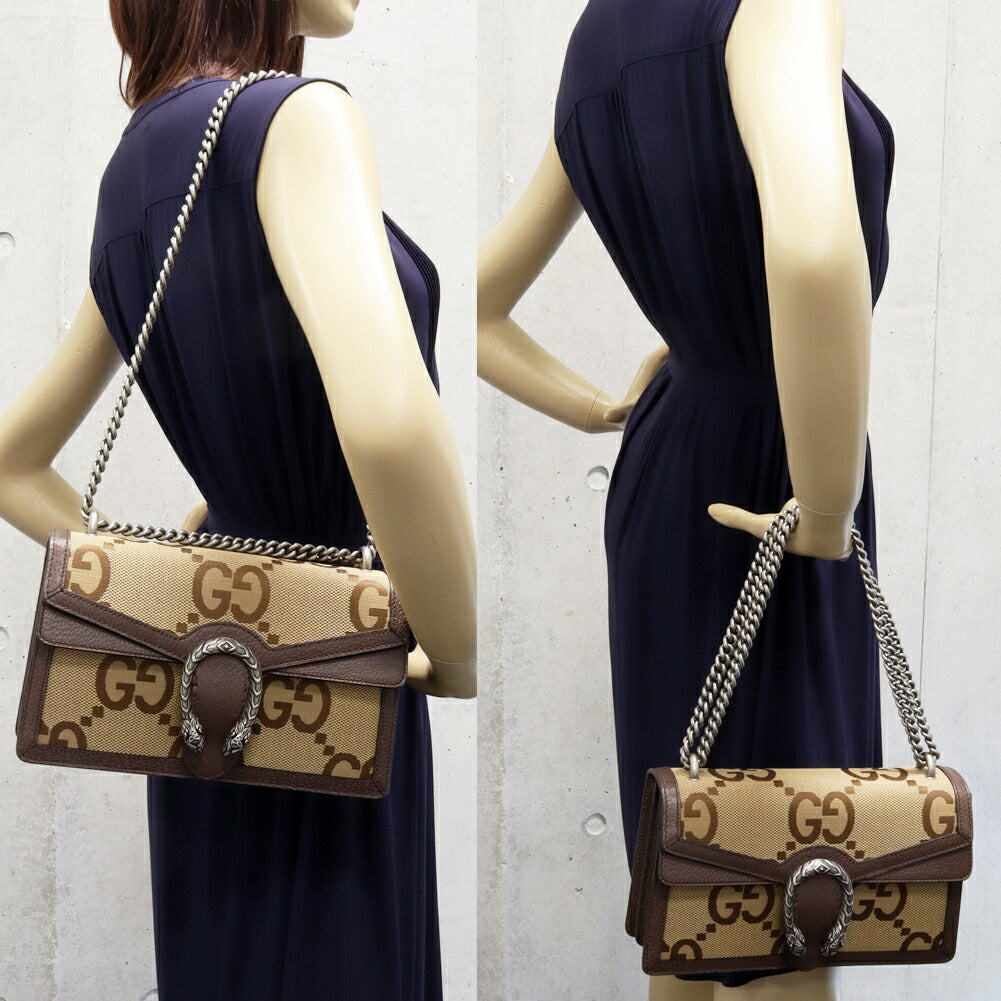 Gucci GG Jumbo Dionysus 2way bag Canvas Brown 400249 UKMBN 2572