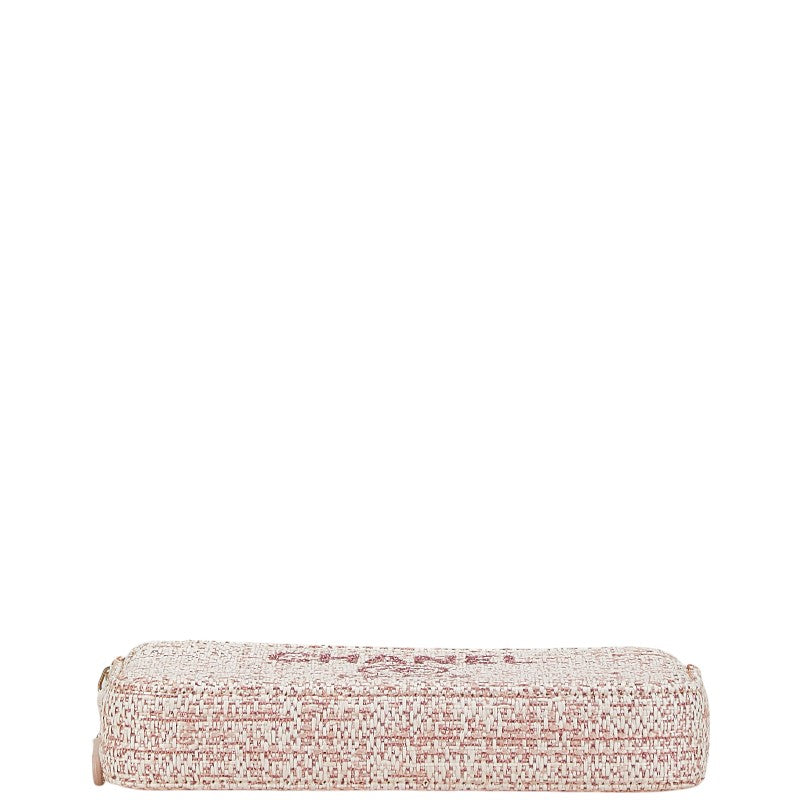 Chanel Deauville Tweed Leather Shoulder Bag