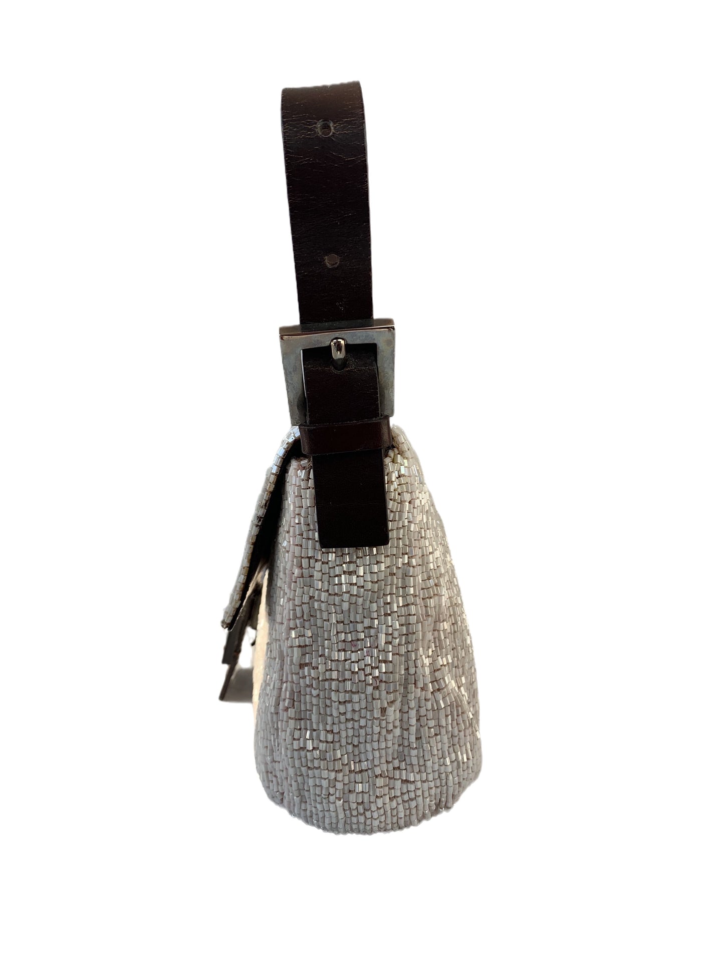 Fendi Baguette Shoulder bag with Cream Beads