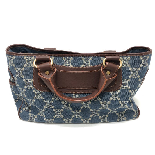 CELINE Handbag denim blue Macadam Women