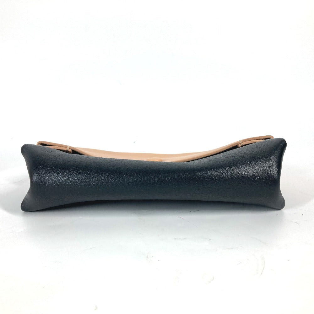 CELINE Pouch leather beige clutch bag Phoebe Philo Pouch Women
