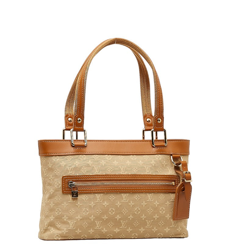 Louis Vuitton Monogram Mini Lucy UPM Shoulder Bag M92684 Beige Canvas Leather Louis Vuitton