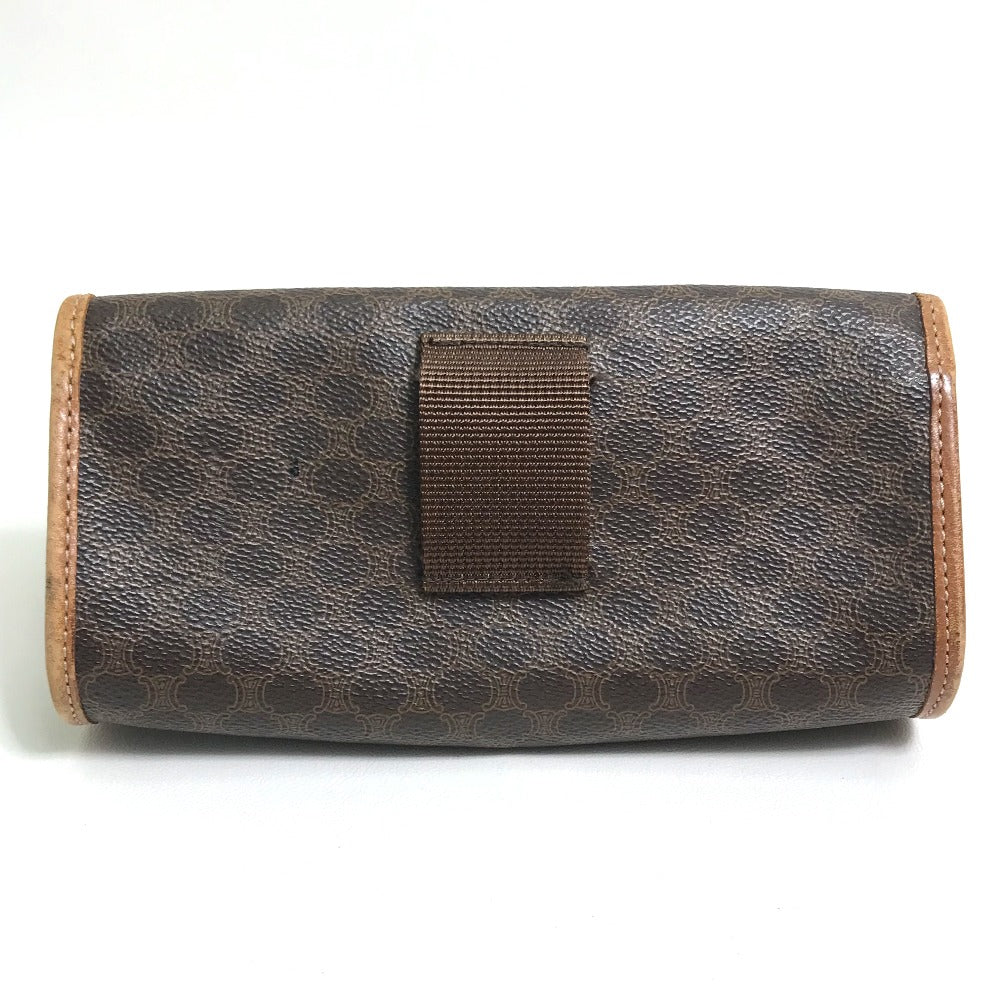 CELINE Waist bag PVC / Leather Brown Macadam Women Secondhand
