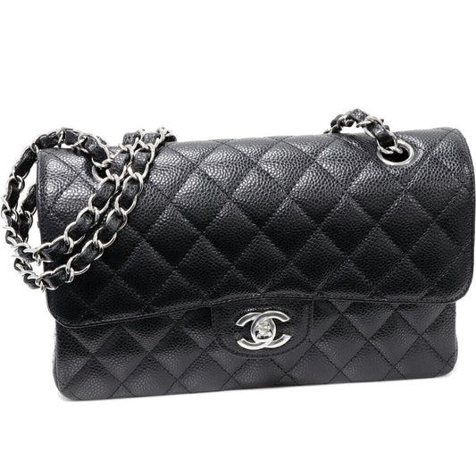 Chanel Grained Calfskin Classic Small 2way Bag A01113