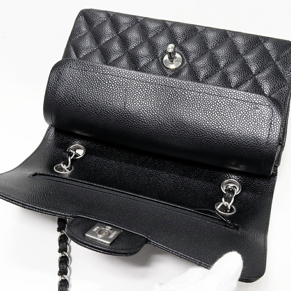 Chanel Grained Calfskin Classic Small 2way Bag A01113
