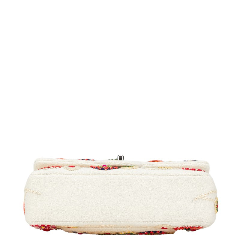 Chanel Coco Double Flap Matelassé Cotton 2way Bag