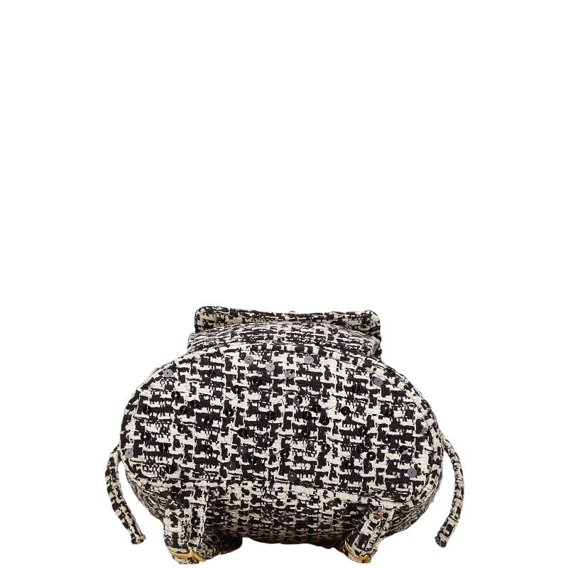 Chanel Coco Matelassé Tweed Backpack