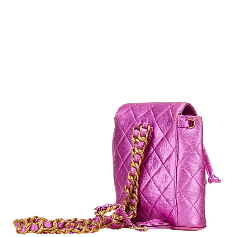 Chanel Coco Matelasse Lambskin Backpack