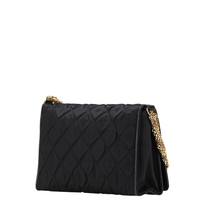 Chanel Matelasse Satin Leather Shoulder Bag