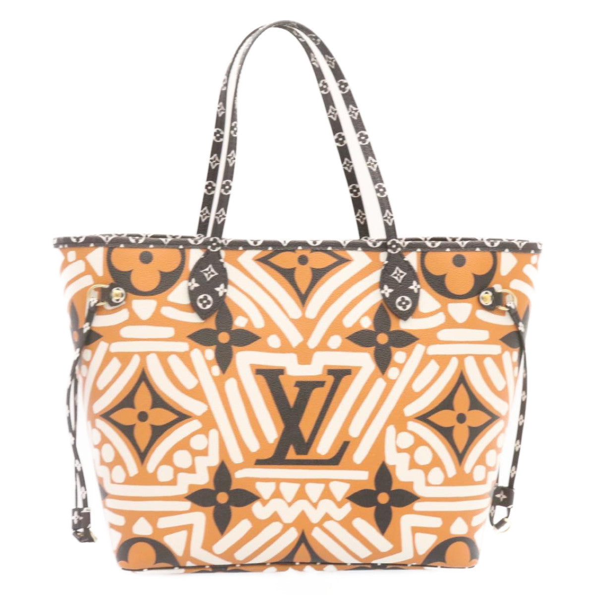 LOUIS VUITTON Monogram Giant Neverfull MM Tote Bag Caramel M56584 LV 24446A