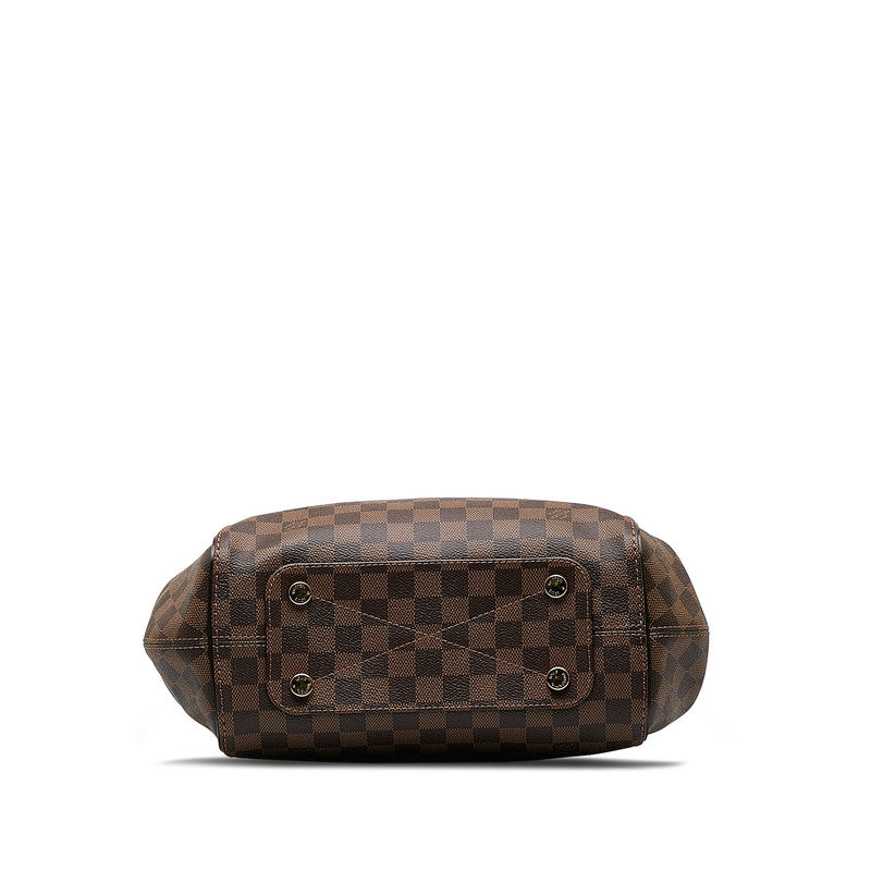 Louis Vuitton Damiere Maribor PM Toilet Bag N41215 Brown PVC Leather Louis Vuitton