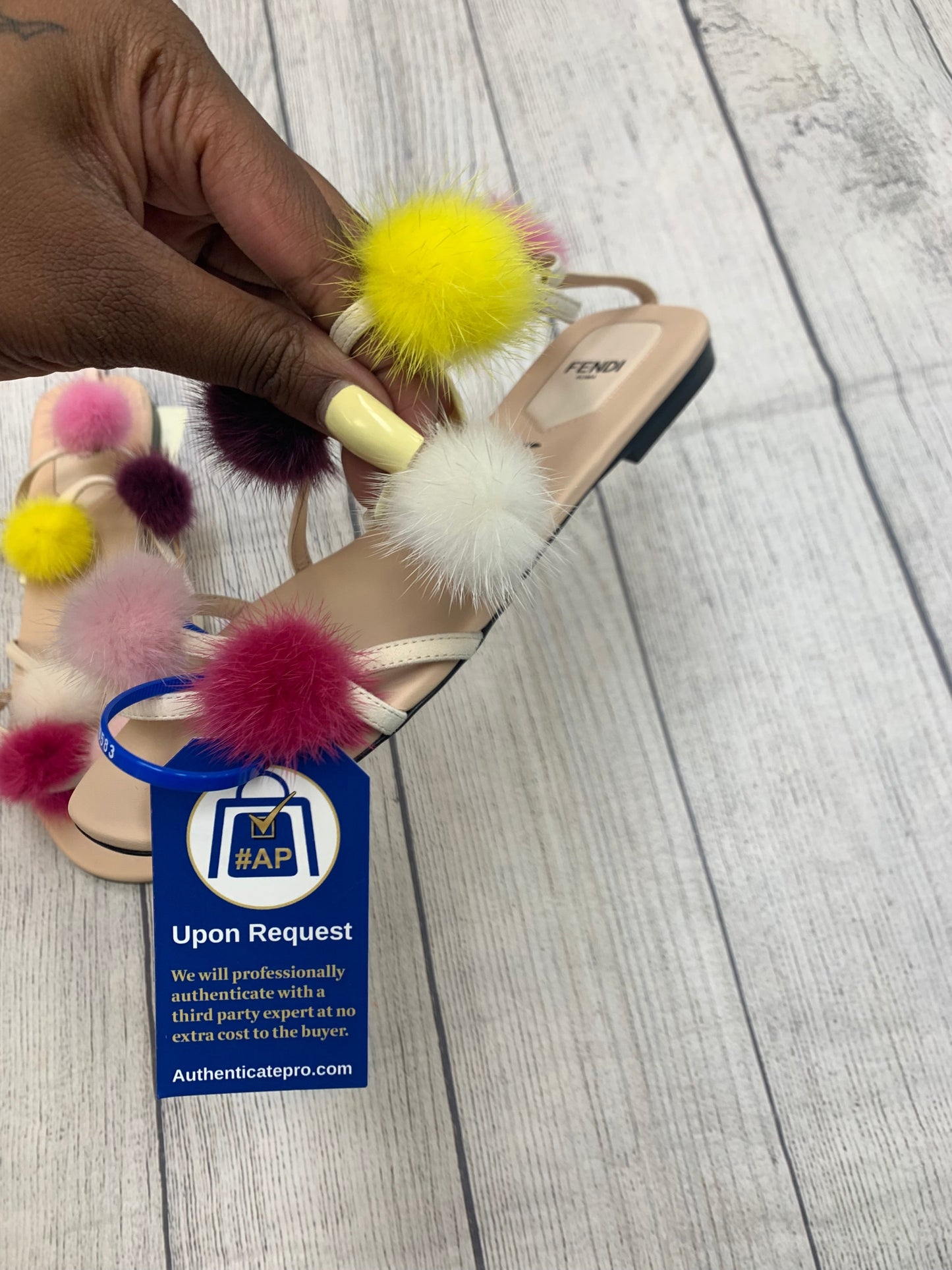 Sandals Designer By Fendi Size: 7.5