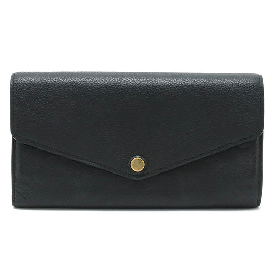 Louis Vuitton Monograms Portfolio Portfolio Sarah Two Folded Wallet Two Folded Wallet Leather Noir Black M61182